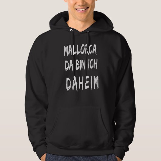 Veste À Capuche Mallorca Je suis chez moi (Devant)