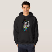 Veste À Capuche maman autisme forte (Devant entier)