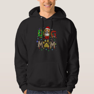 Veste À Capuche Maman Beagle de Noël Casquette Père Noël Scarf Pla