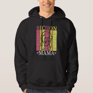 Veste À Capuche Maman Chien Bichon Frise Éleveur de Chiens Chiot