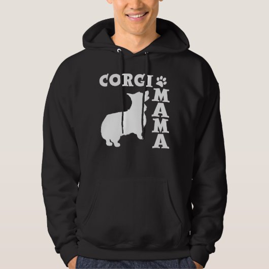 VESTE À CAPUCHE MAMAN DE CORGI (Devant)