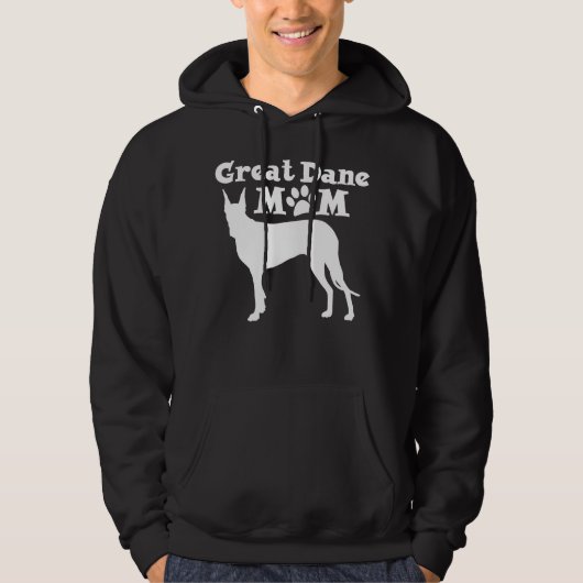 VESTE À CAPUCHE MAMAN DE GREAT DANE (Devant)