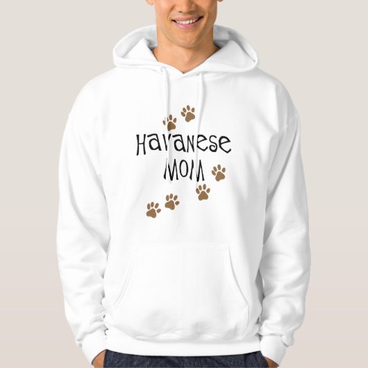 Veste À Capuche Maman de Havanese (Devant)