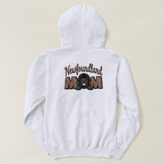 Veste À Capuche Maman de Terre-Neuve (Design dos)