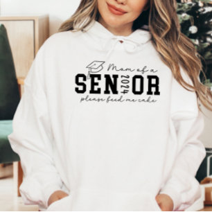 Veste À Capuche Maman d'un Senior 2024 S'il vous plaît me nourrir