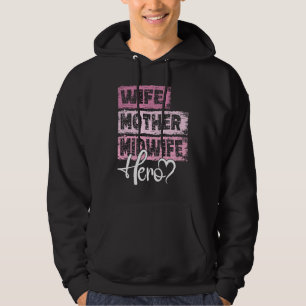 Veste À Capuche Maman professionnelle héroïne mère Sage-femme