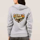 Veste À Capuche Maman Rétro de Chien  (Dos)