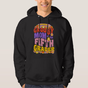 Veste À Capuche Maman super de la cinquième catégorie Retro Wavy l