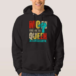 Veste À Capuche Maman Tu Es La Reine