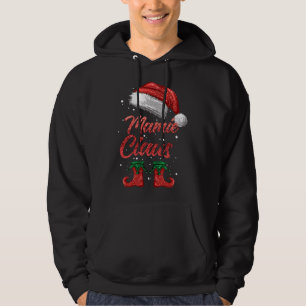 Veste À Capuche Mamie Claus Matching Family Joyeux Noël Père Noël