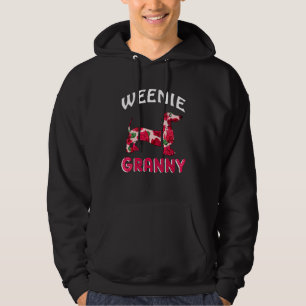 Veste À Capuche Mamie Saucisse Fleurie Propriétaire De Chien Dachs