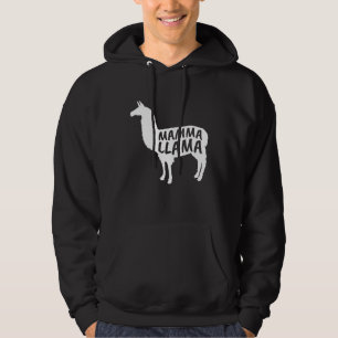 Veste À Capuche Mamma Llama Alpaca Lover