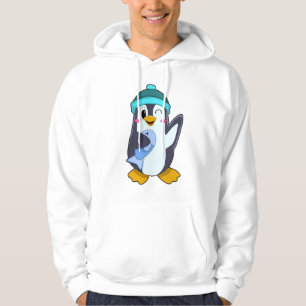 Veste À Capuche Manchot avec Poisson & Chapeau