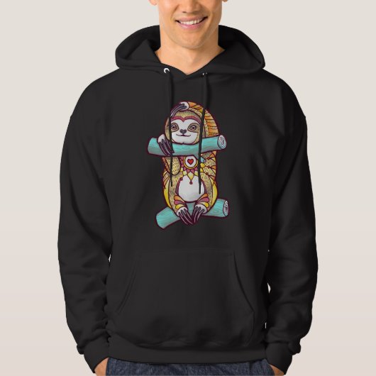 Veste À Capuche Mandala Sloth 86 (Devant)