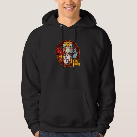 Veste À Capuche Maneki en métal (Devant)
