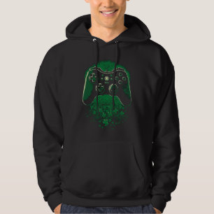 Veste À Capuche Manette de jeu C Joueur irlandais Saint-Patrick