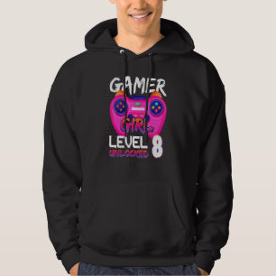 Veste À Capuche Manette de jeux vidéo Awesome Niveau 8 Débloqué Ga