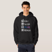 Veste À Capuche Manger Dormir Anime Répéter , Anime Manga comme Ca (Devant entier)