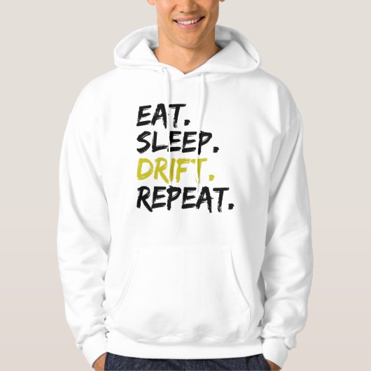 Veste À Capuche Manger Dormir Dériver Répéter - Dérive  (Devant)