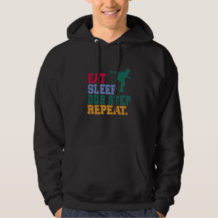 Veste À Capuche Manger Dormir Dub Step Répéter Musique Musicien Da