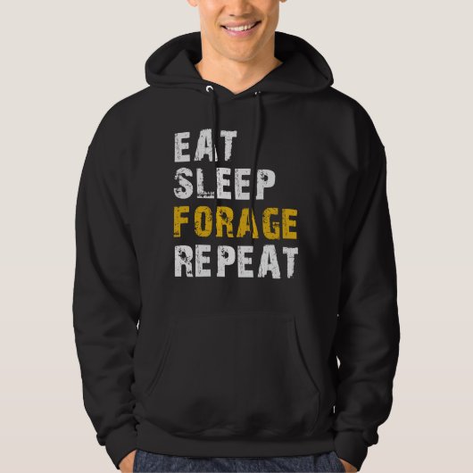 Veste À Capuche manger dormir Forage répéter (Devant)