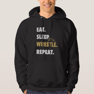 Veste À Capuche Manger Dormir Lutter Répéter Drôle de Lutte Pour W