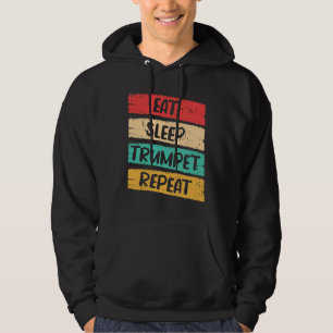 Veste À Capuche Manger Dormir Trompette Répéter Je Trompette