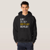 Veste À Capuche manger dormir Unifight (Devant entier)