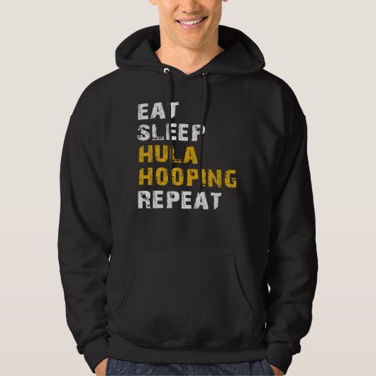 Veste À Capuche manger hula hooping de sommeil (Devant)