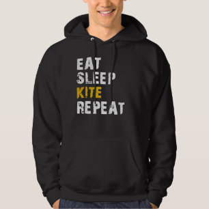 Veste À Capuche manger le kite de sommeil répéter