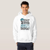 Veste À Capuche Manger Soir Nuit Infirmière Maj Répéter (Devant entier)