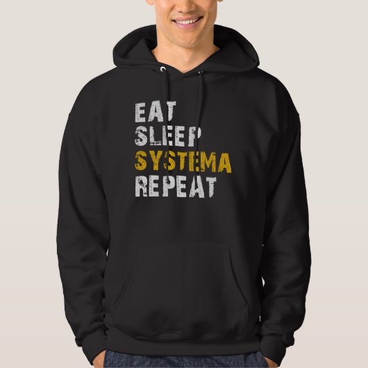 Veste À Capuche manger sommeil Systema (Devant)