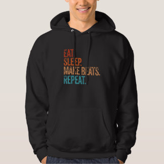 Veste À Capuche Mangez Le Sommeil Faire Des Beats Répéter Funny Mu