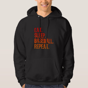 Veste À Capuche Mangez Sleep Baseball Cool Joueur Fan Entraîneur F