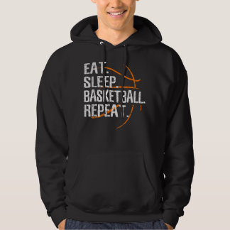 Veste À Capuche Mangez Sleep Basketball Répéter - Cadeau Pour Bask