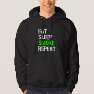 Veste À Capuche Mangez Sleep Smoke Répéter Manger Sleep Weed Répét