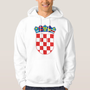 Veste À Capuche Manteau de la Croatie des bras heure Hrvatska