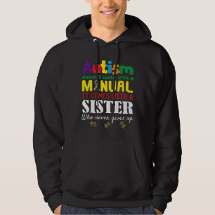 Veste À Capuche Manual Sister Puzzle Special Autism Awareness