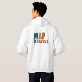 Veste À Capuche Mapper les marques (Dos entier)