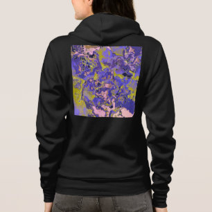 Veste À Capuche Marbre Radioactif