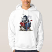 Veste À Capuche Marceline Adventure Time Reine Vampire Gothique Ba (Devant)