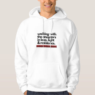 Veste À Capuche Marcher avec le t-shirt des ancêtres
