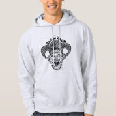 Veste À Capuche Mardi Gras Jester b/w (Devant)