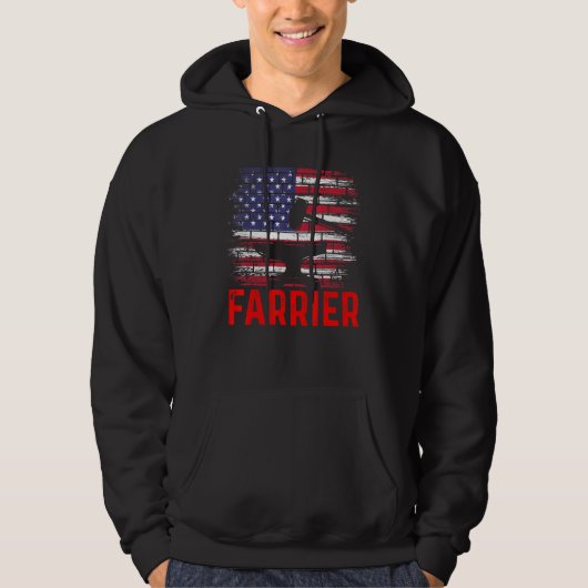 Veste À Capuche Maréchal Ferrage Sabot Parage Équine 66 (Devant)