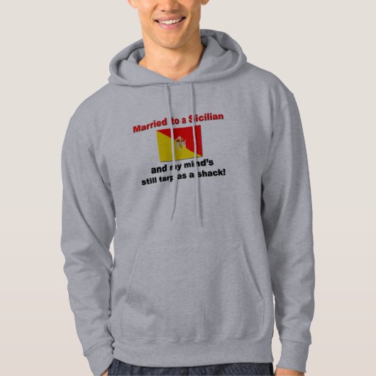 Veste À Capuche Marié à un sicilien… (Devant)