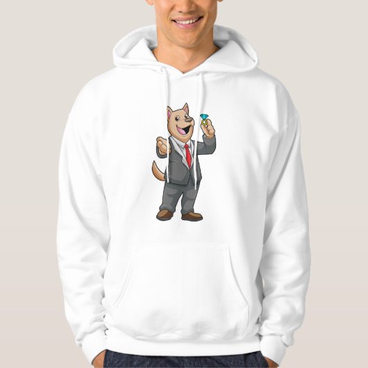 Veste À Capuche Marié chien Alliance (Devant)