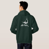 Veste À Capuche Marlin bleu (Dos entier)
