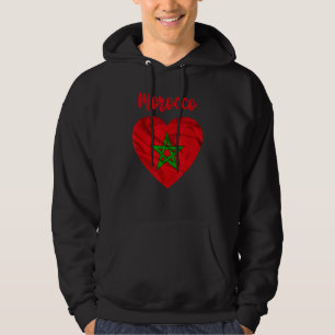 Veste À Capuche Maroc Drapeau Football Marocain 2022 Maroc