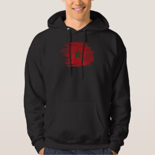 Veste À Capuche Maroc Drapeau I Love Maroc