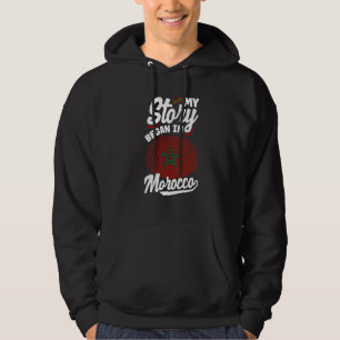 Veste À Capuche Maroc Marocain Drapeau Du Maroc Mon Histoire A Com